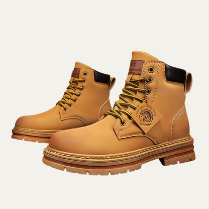 Men’s Rugged Matte Lace Up Ankle Boots