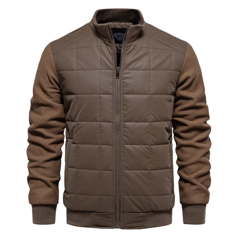 Men’s Quilted Hybrid Full Zip Puffer Jacket