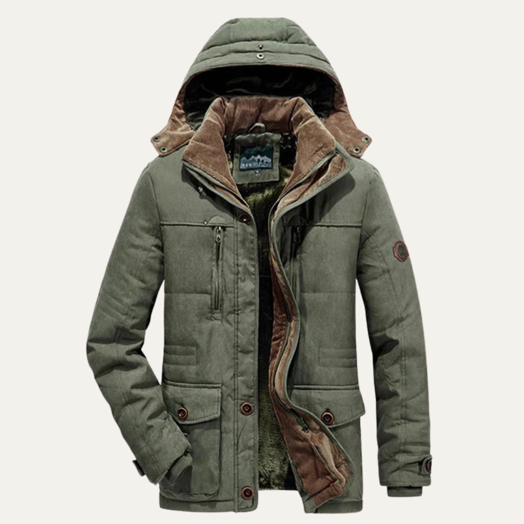 Men’s Heavy Duty Fur Lined Winter Parka