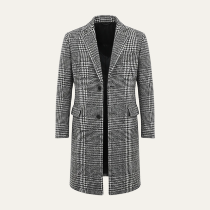 Men’s Classic Plaid Topcoat
