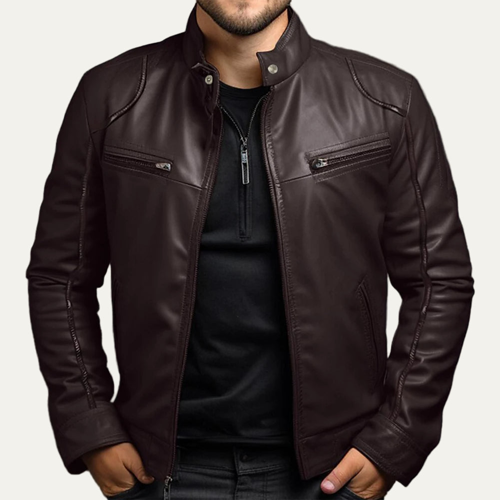 Men’s Classic Racer Leather Jacket