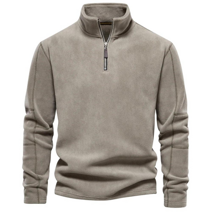 Men’s Quilted Funnel Neck Pullover