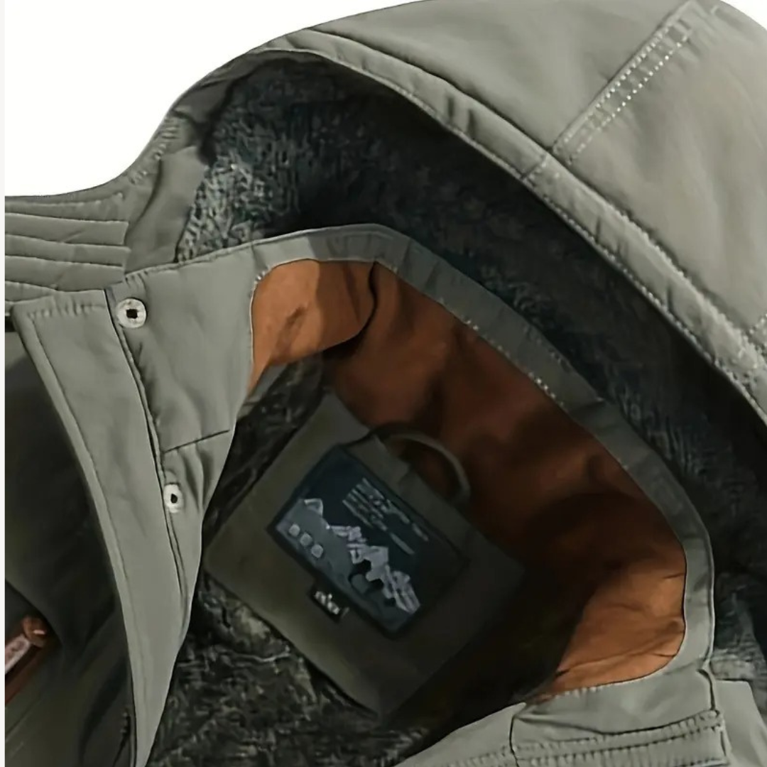 Men's Hooded Waterproof Parka Jacket