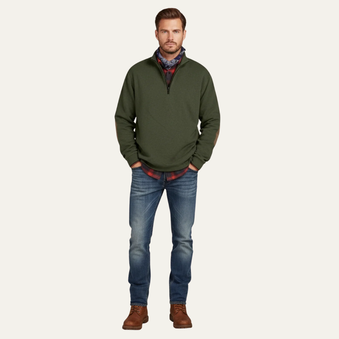 Men’s Classic Fine Knit Crew Neck Sweater