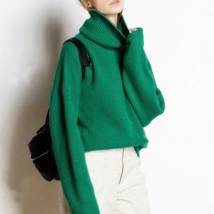 Comfy Women's Chunky Winter Knit Sweater