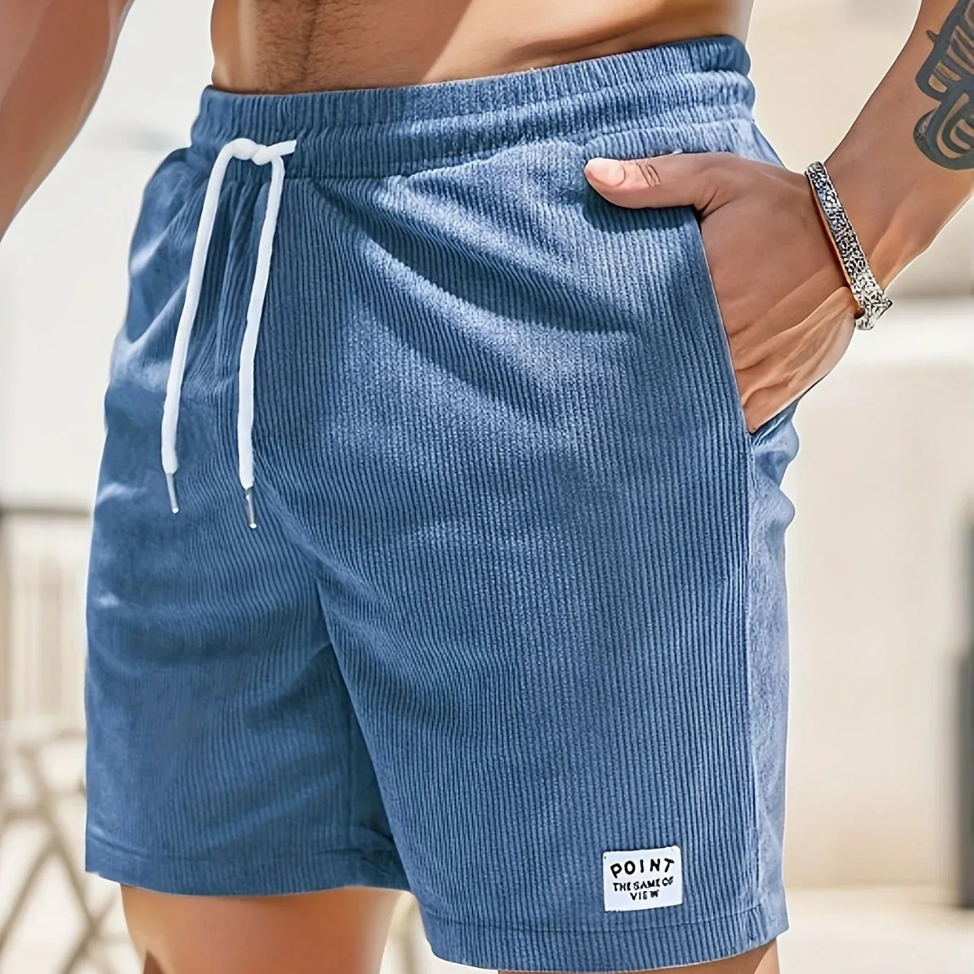 Zachary | Men’s Corduroy Shorts – Lightweight Stretch & Timeless Style