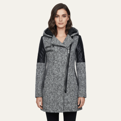 Women’s Mid-Length Moto Coat