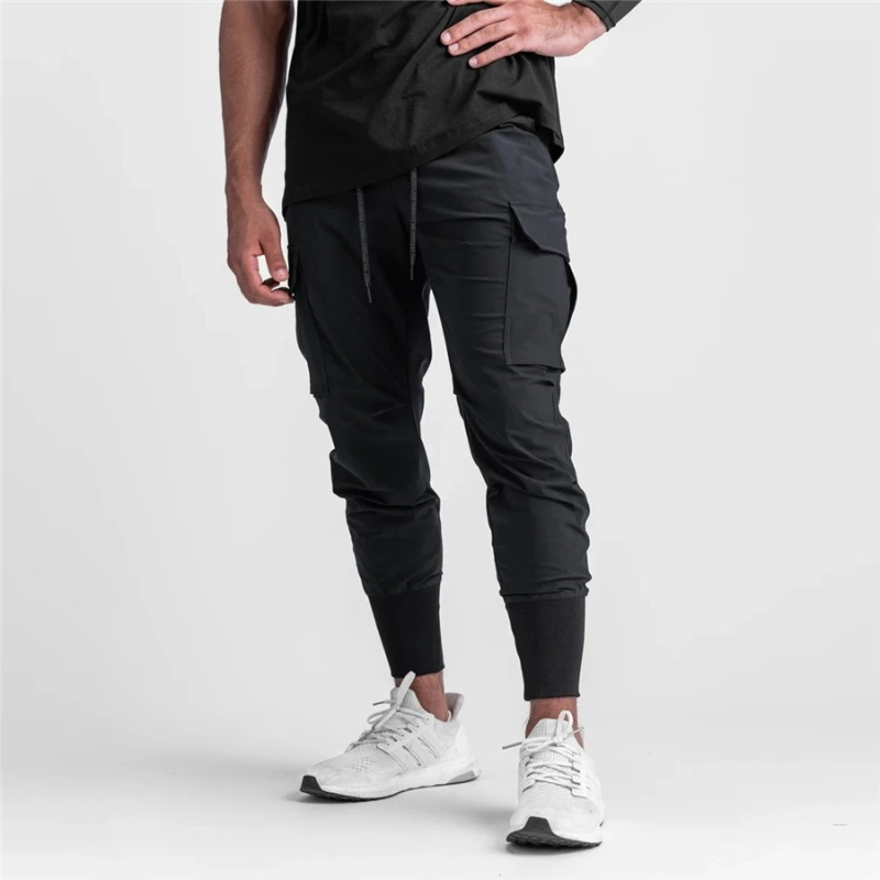 Comfortable Mens Cargo Joggers with Big Pockets