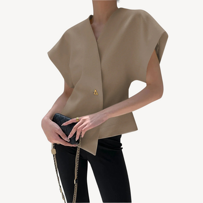Women’s V-Neck Structured Vest