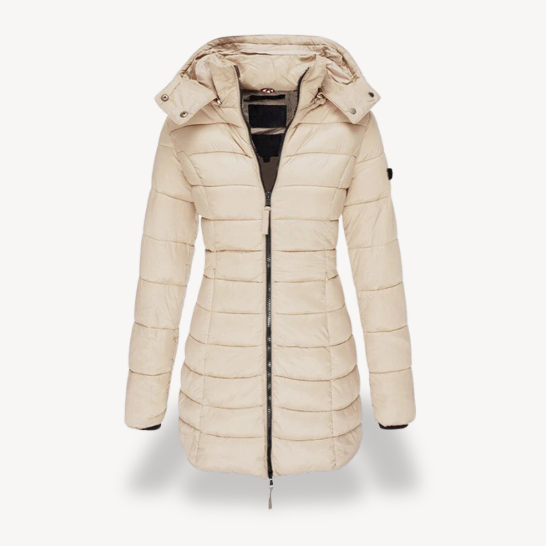 Women's Puffer Jacket with Hood
