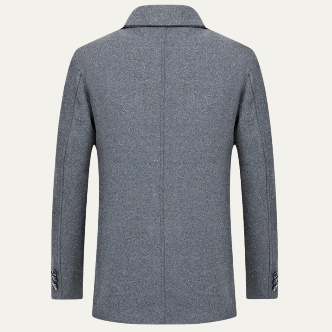 Men’s Sherpa-Lined Button Coat
