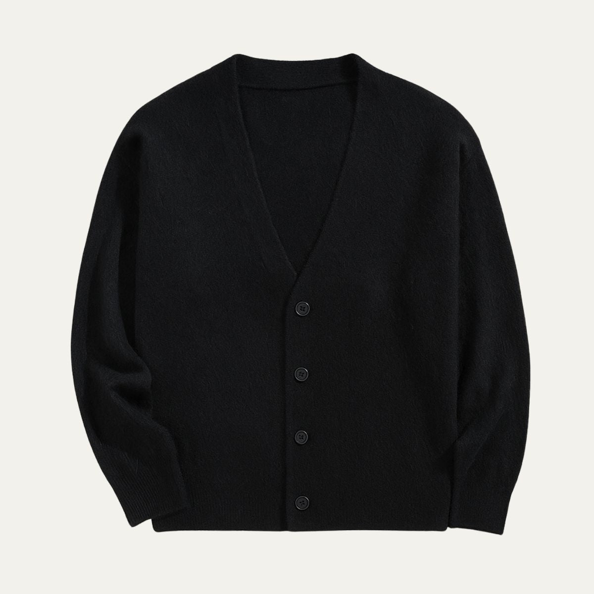 Men’s Cashmere Classic V Neck Knit Button Cardigan