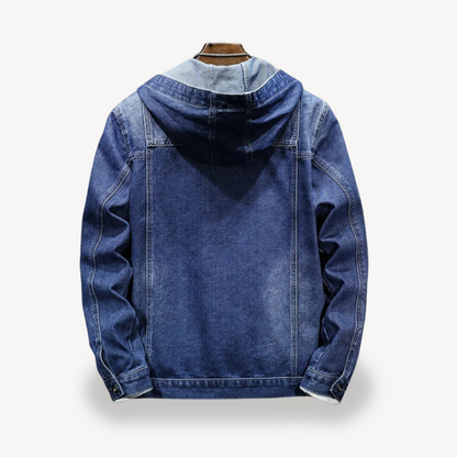 Denim Hoodie Jacket for Men