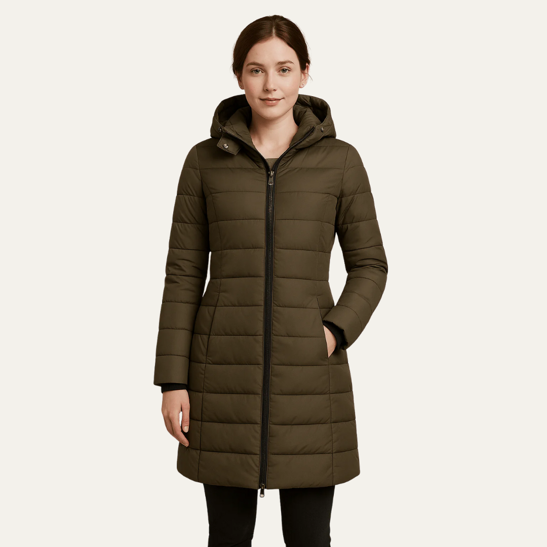 Women’s Long Hooded Puffer Coat