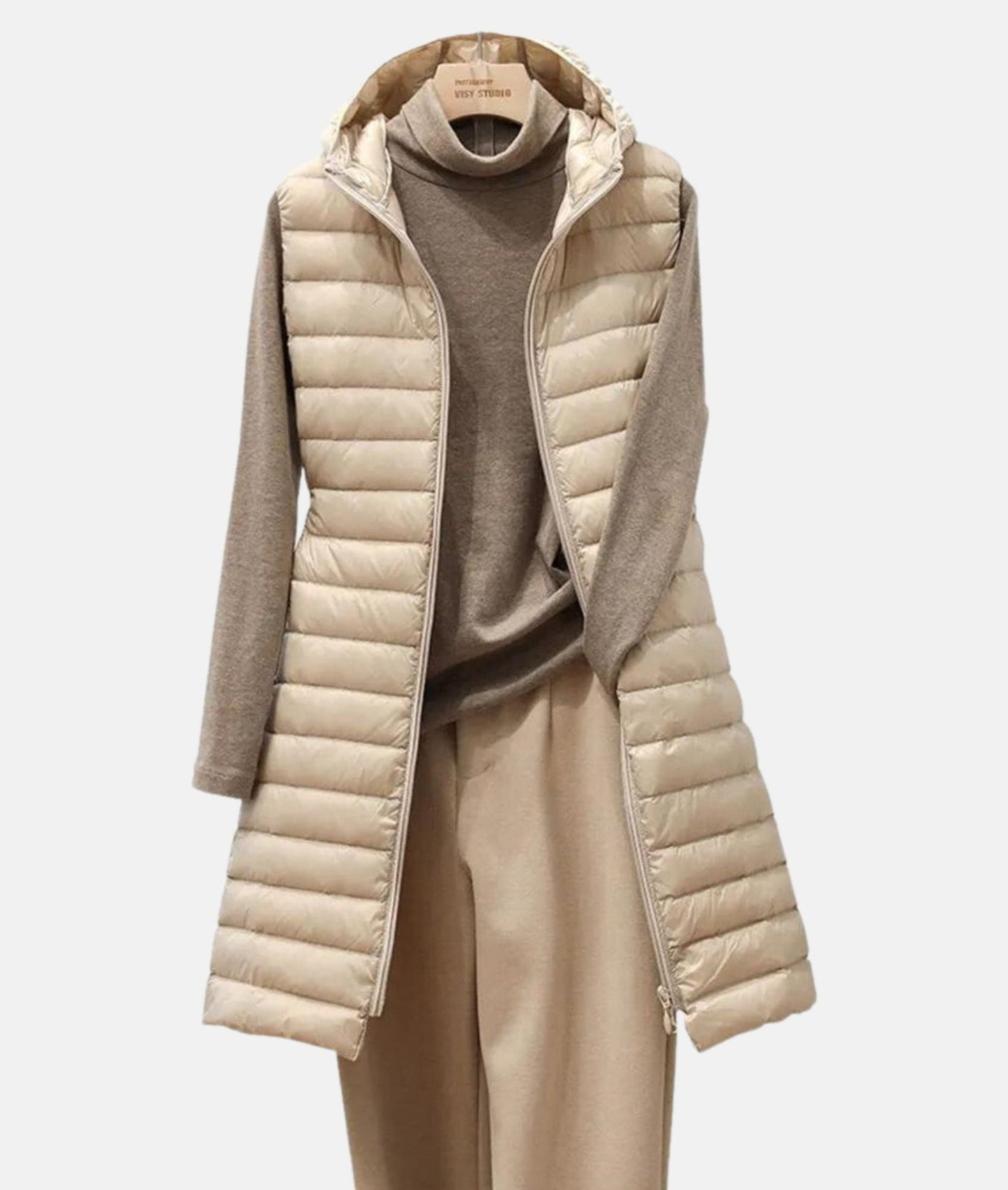 Classic Sleeveless Winter Coat