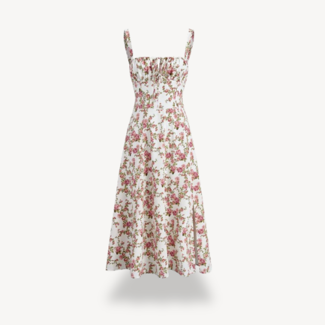 Women’s Floral Split Midi Dress