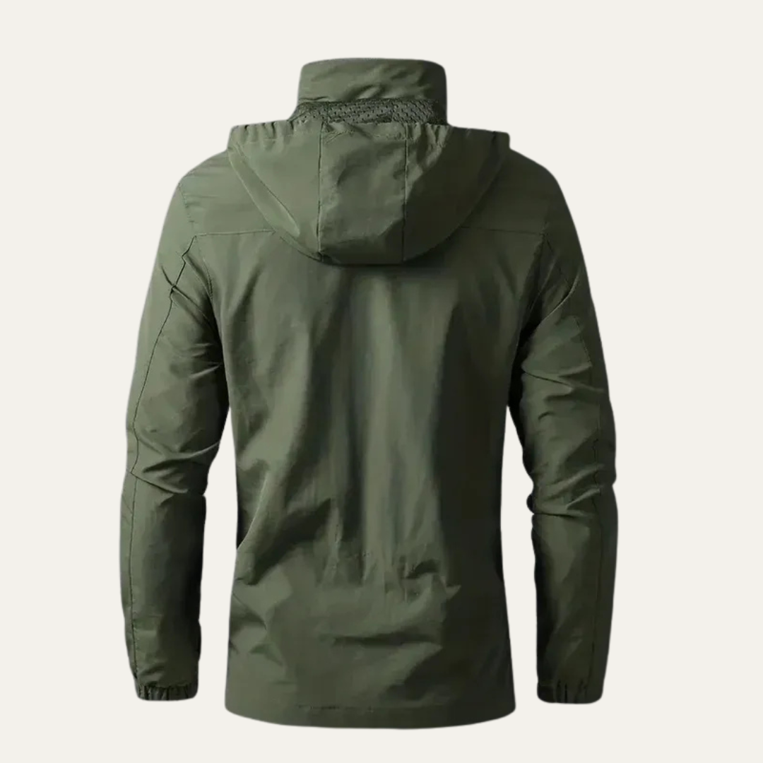 Men’s Technical Hooded Windbreaker Jacket