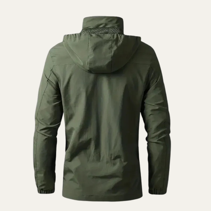 Men’s Technical Hooded Windbreaker Jacket