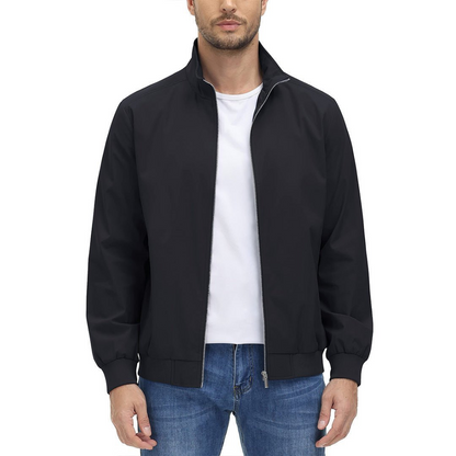 Men’s Minimalist Zip Front Blouson Jacket