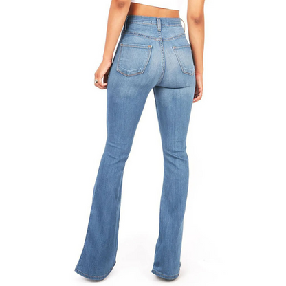 Slim Fit Women's Comfortable Bell Bottom Jeans
