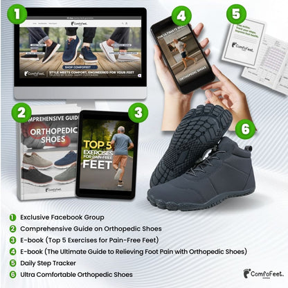 Non-Slip & Water-Resistant Winter Shoes – Wide Toe Box Comfort