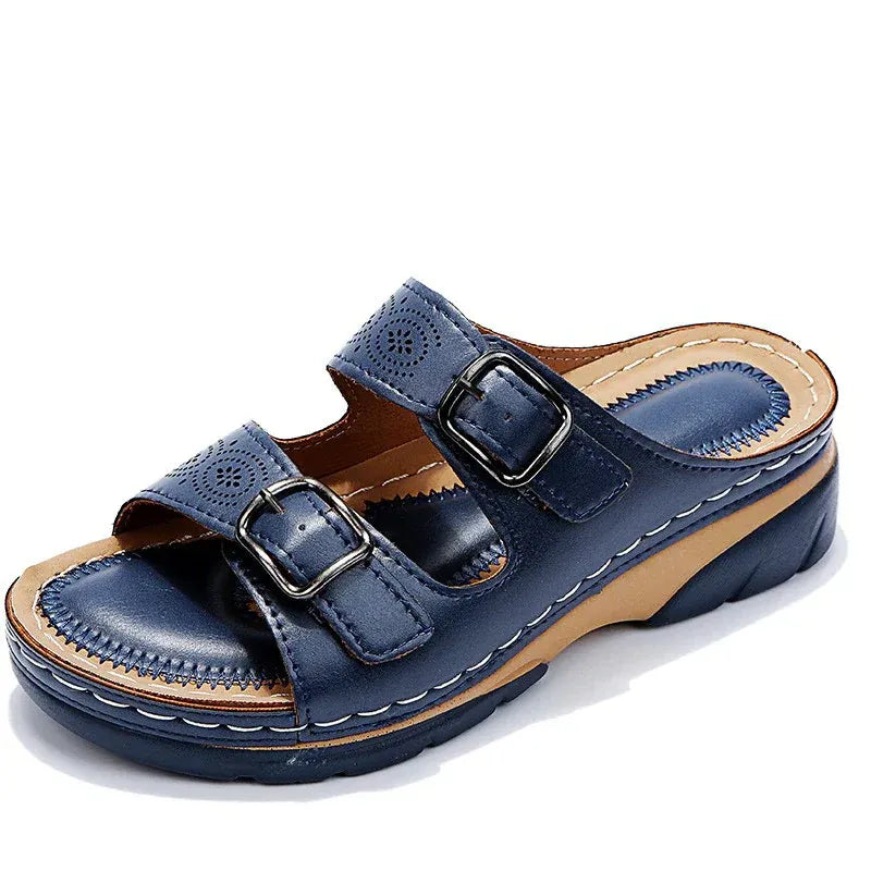 Orthopedic Comfort Buckle Sandals PU Women
