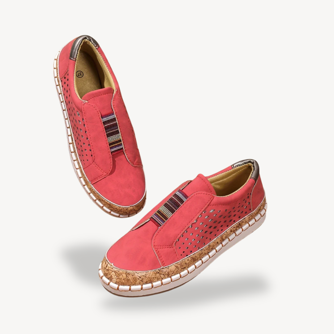 Orthopedic Textile Slip-On Sneakers Women