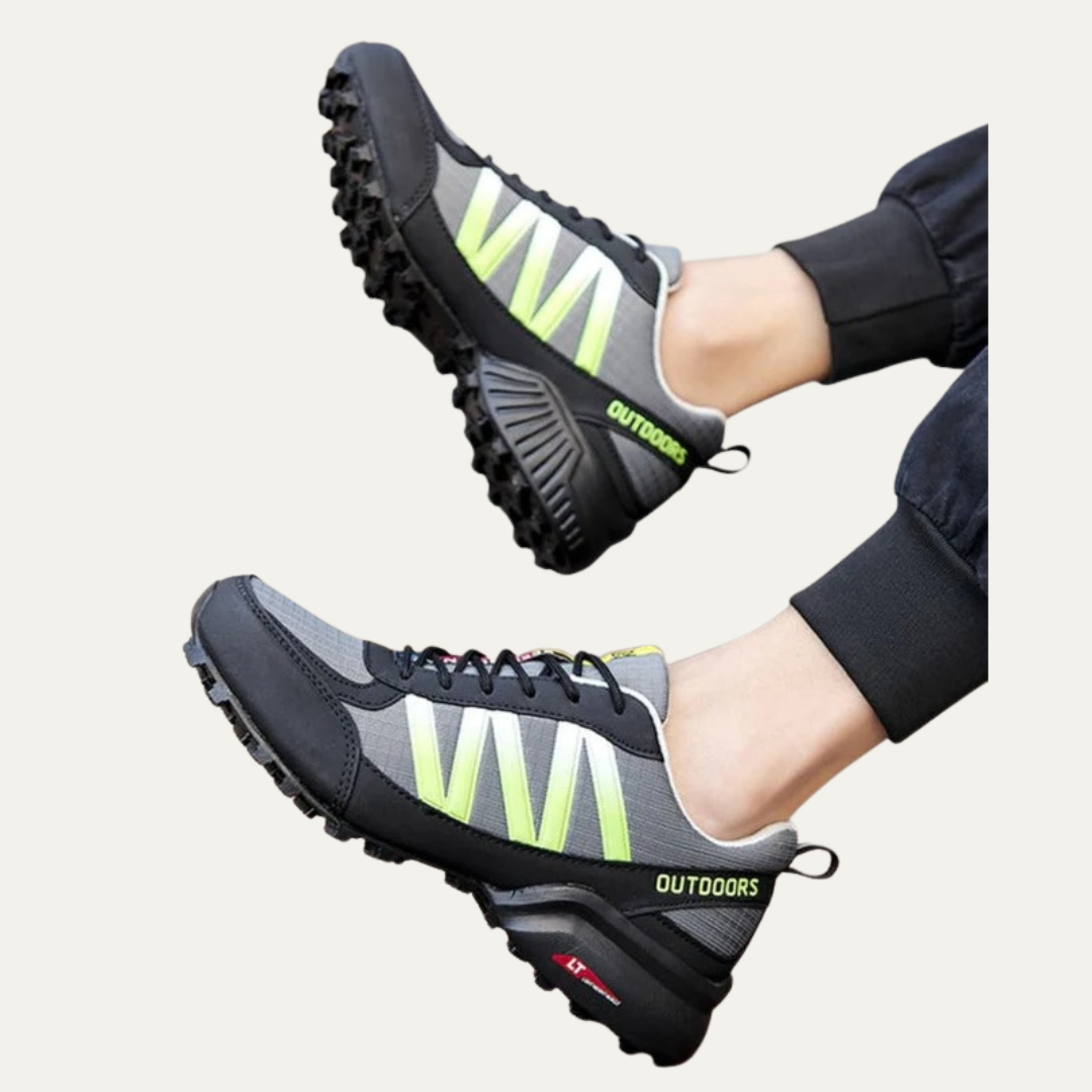 Men’s Breathable Trail Hiking Shoe with Lugged Sole