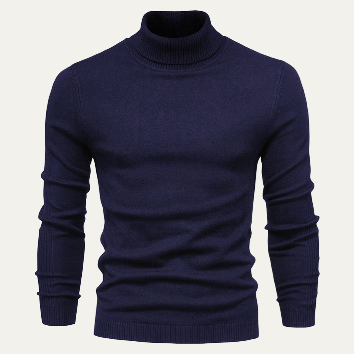 Men’s Modern High Collar Turtleneck Sweater