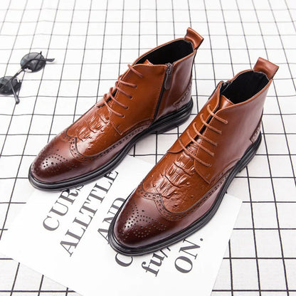 The Duke's Elegant Chelsea Boots for Men - Winter Luxury Business Shoes