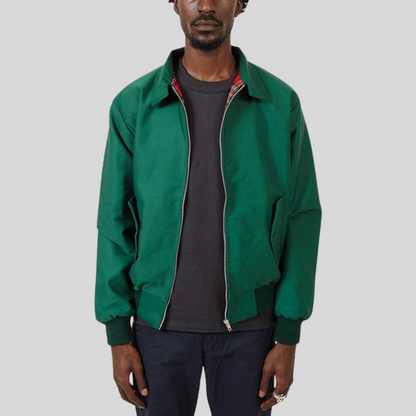 Men’s Classic Zip Front Harrington Jacket