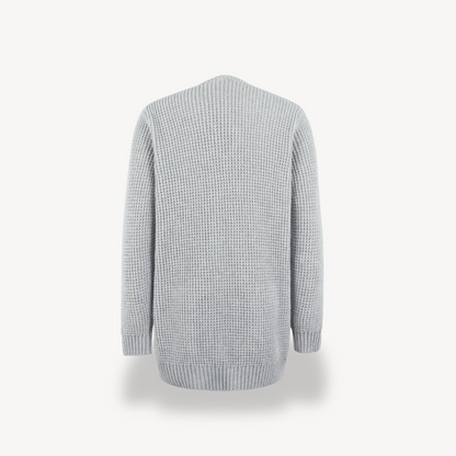 Ribbed Knit Cardigan with Pockets Women