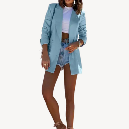 Women's Business Casual Fabric Blazer