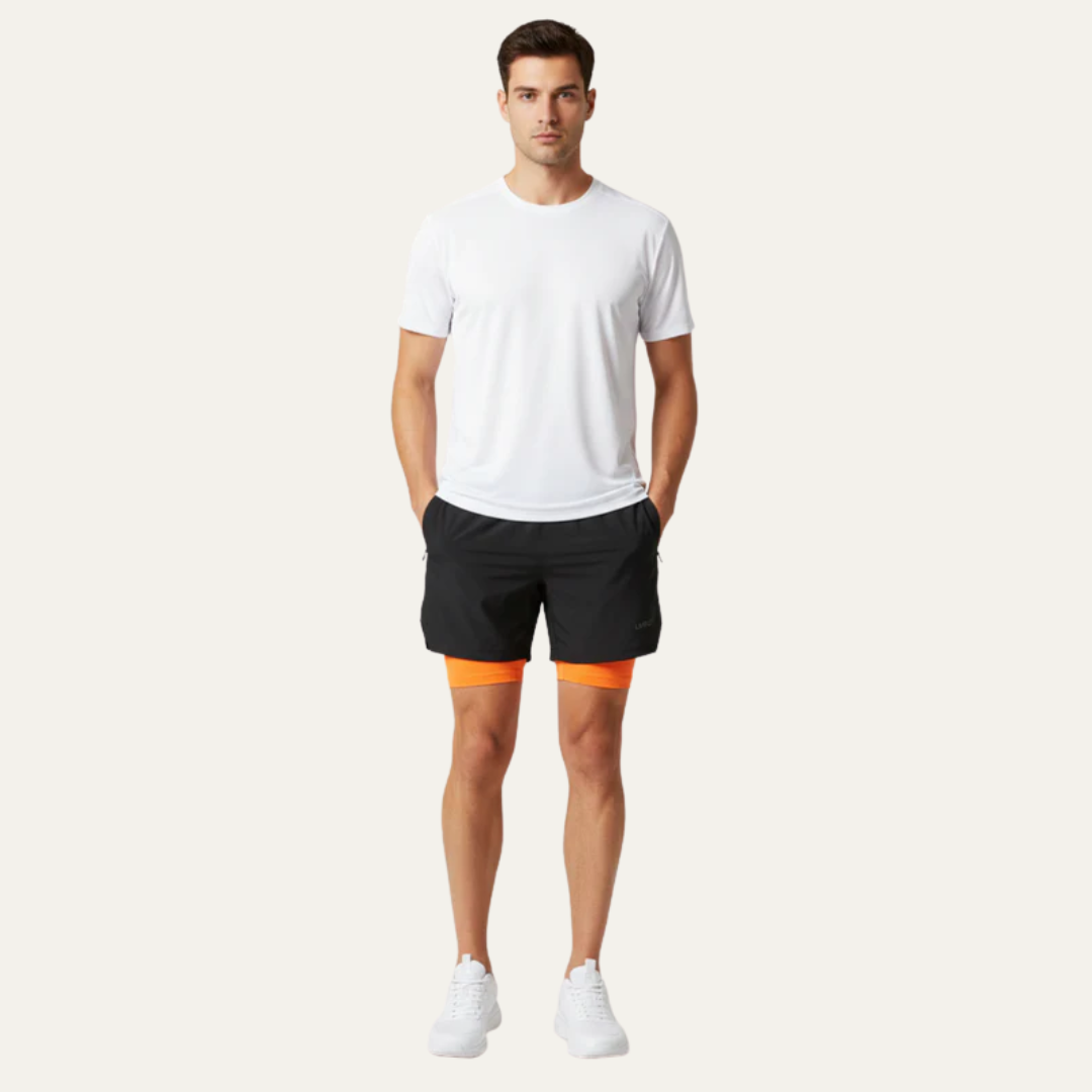 Men’s Layered Performance Training Shorts