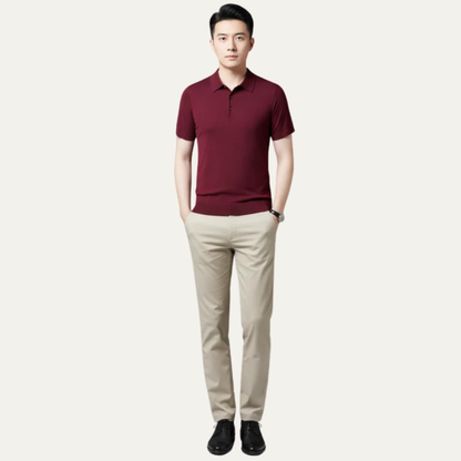Men’s Refined Knit Polo Shirt