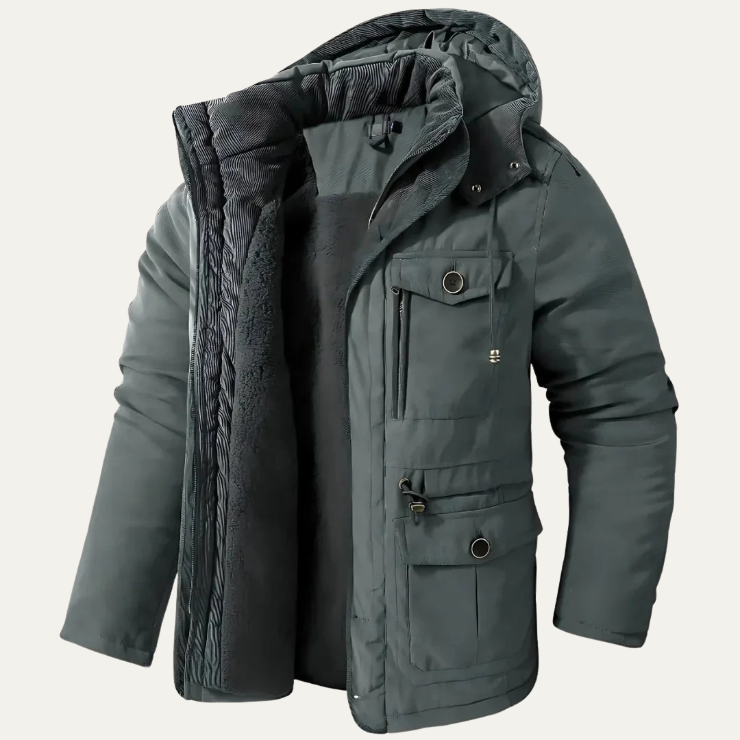 Men’s Heavy Hooded Utility Parka