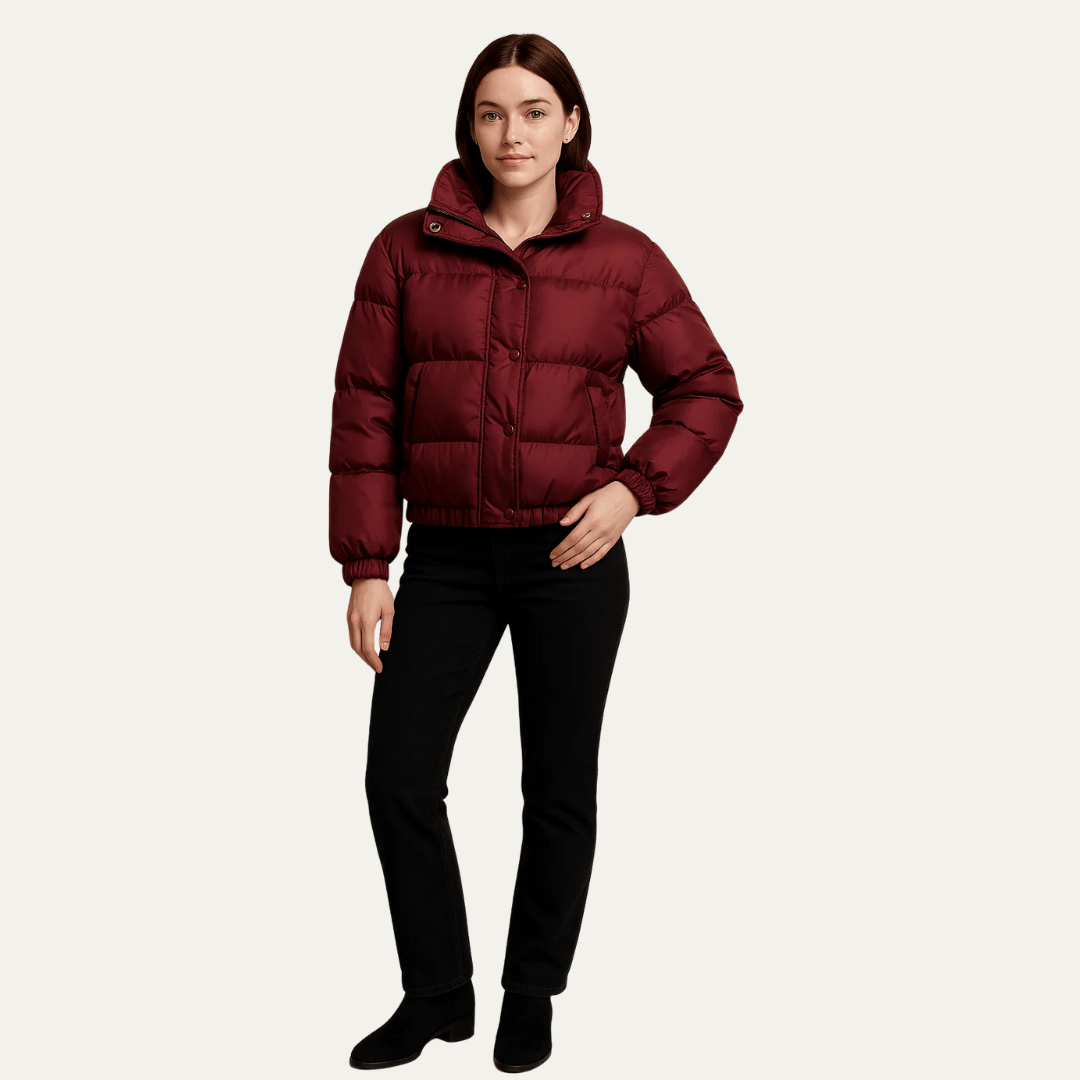 Women’s Boxy Cropped Puffer Jacket