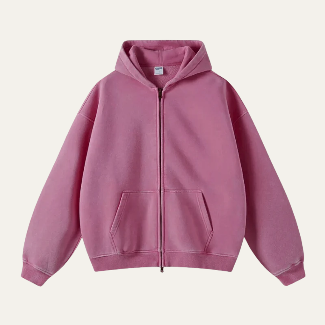 Men’s Relaxed Full-Zip Hoodie