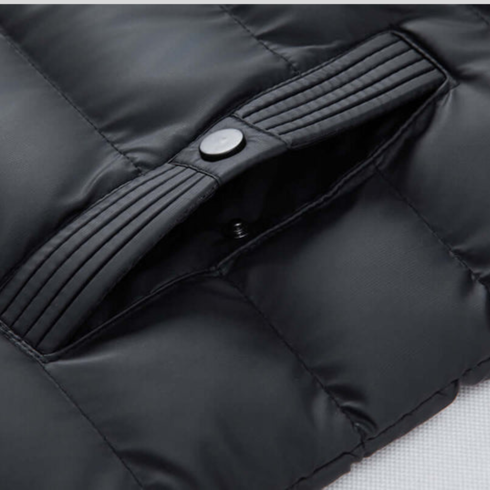 Men’s Outerwear Quilted Hooded Jacket