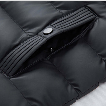 Men’s Outerwear Quilted Hooded Jacket