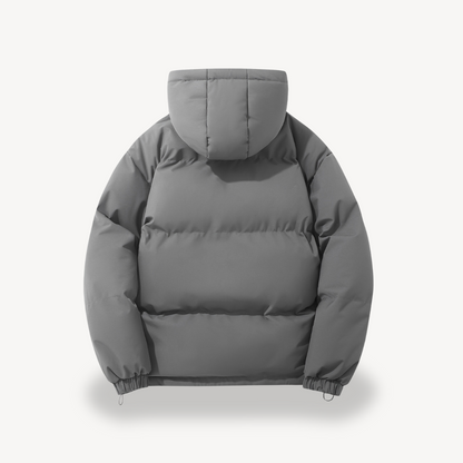 Men's Insulated Puffer Jacket with Hood