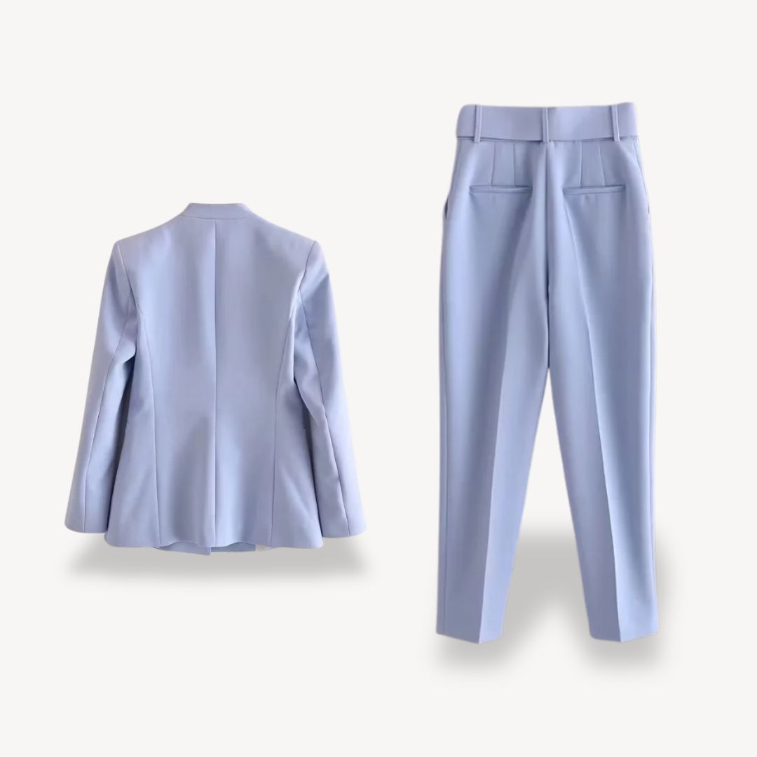 Suit Blazer Pants Set Women