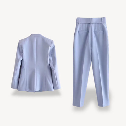 Suit Blazer Pants Set Women
