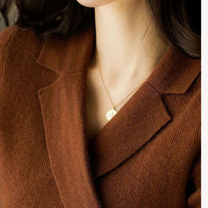 Women's Knit Wrap V-Neck Sweater