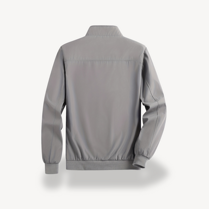 Men’s Polyester Casual Outerwear Zip Jacket