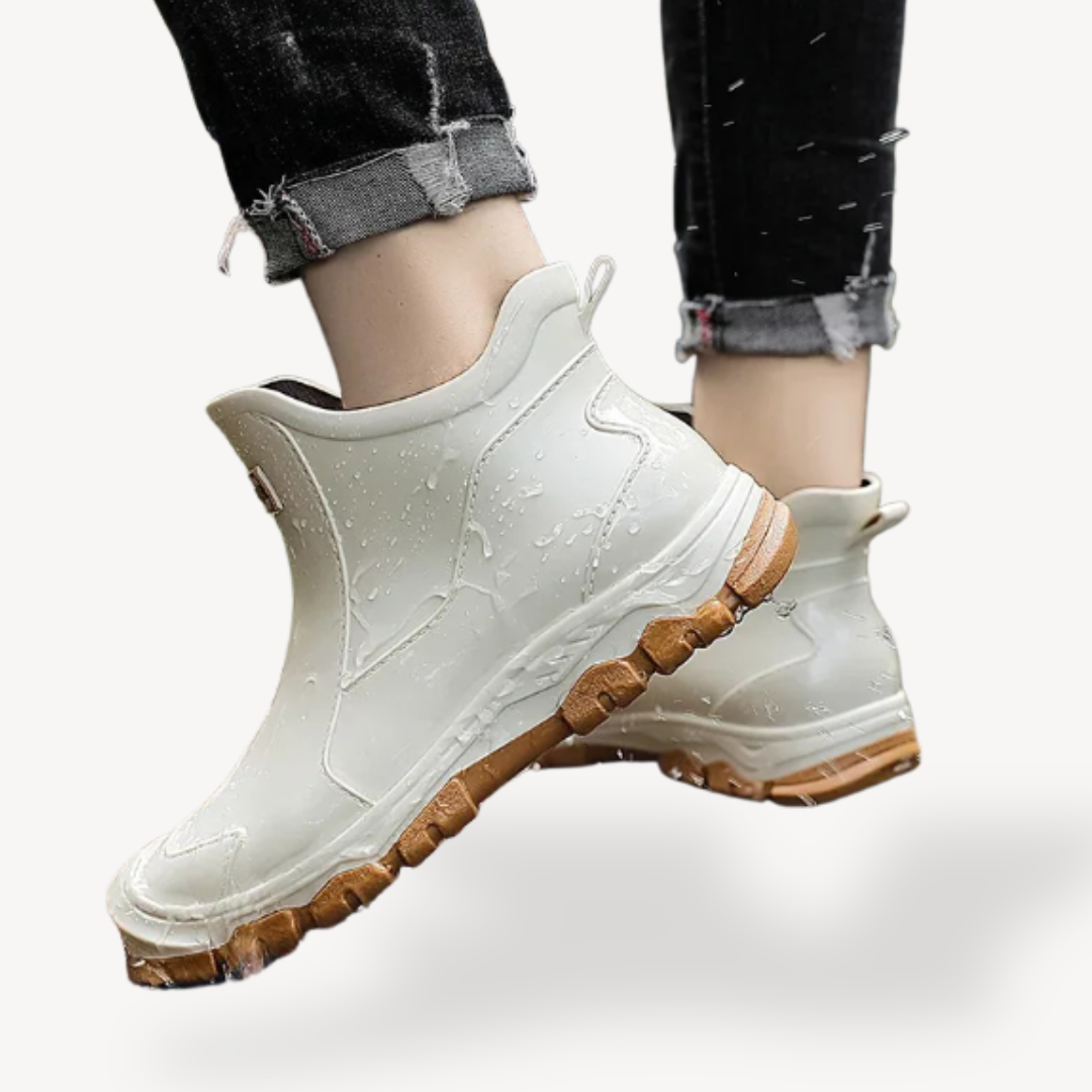 Women’s Ankle Orthopedic Rain Boots – Rubber