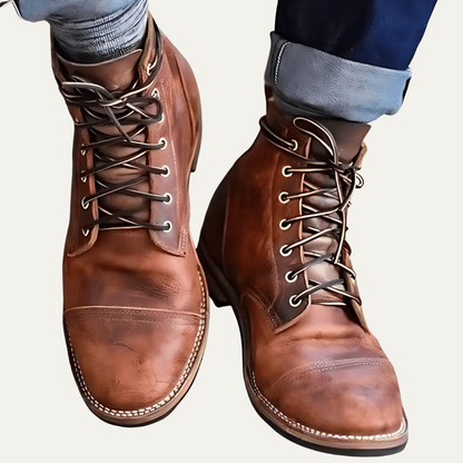 Men’s Heritage Burnished Cap Toe Work Boot