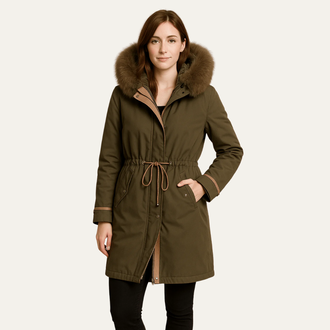 Women’s Luxe Fur Trim Parka