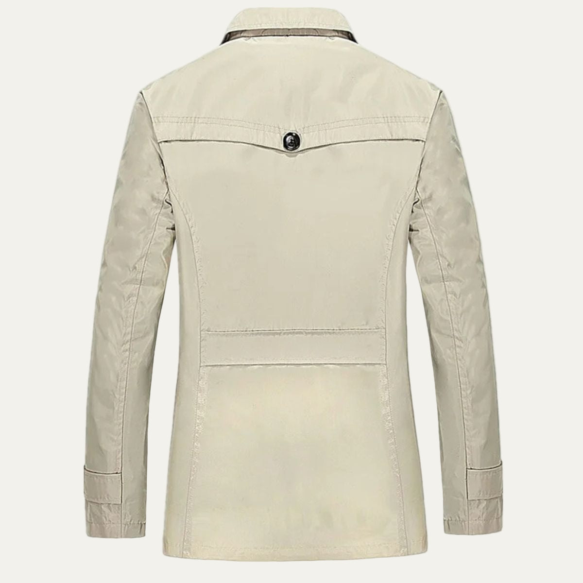 Men’s Single Breasted Mid Length Trench Coat