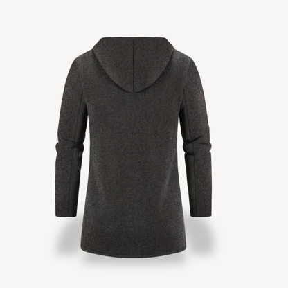 Fleece Hooded Cardigan Jacket Men
